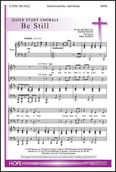 Be Still SATB choral sheet music cover